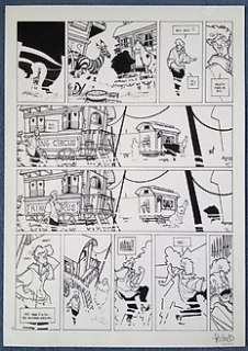 Pedrosa, Cyril | Original page (p.38)  - Ring Circus 1  - Les Pantres  - (1998) | Catawiki