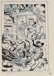 Francis Portela (pencil and inks) - 1 Original page - Wolverine First Class #18, page 19 | Catawiki