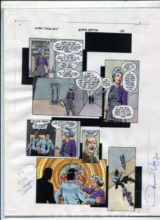 Daniel Vozzo - Legends of the Dark Knight #133 P.24 Color Guide Art - 2000 Signed