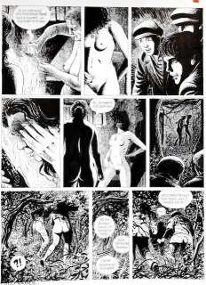 Servais | L’Almanach, planche n°6 Ã  l’encre de Chine de l’… | Banque Dessinée