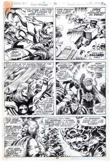 Dave Hunt Rick Hoberg - What If? #10 Pg 43 (Marvel, 1978) 1St Jane Foster As Thor