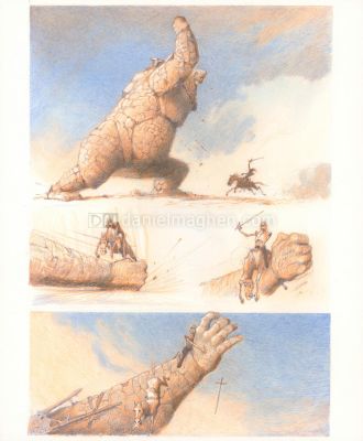 Paul & Gaëtan Brizzi | Don Quichotte de la Manche, Planche o | Daniel Maghen