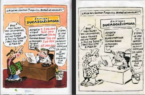 Vuillemin, Philippe - 1 Original drawing + original colour - Locomotive éditoriale | Catawiki