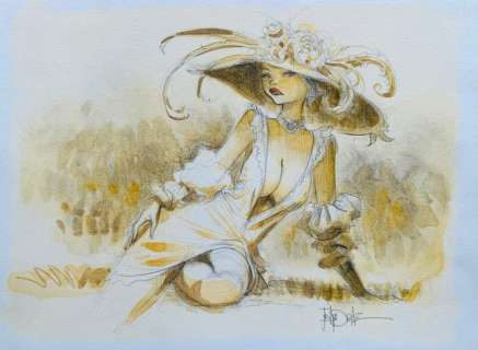 Andreae, Jean-Baptiste - 1 Original colour drawing - Manie Ganza - 2016 | Catawiki