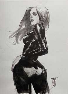 Maleev, Alex - 1 Original drawing - Black Widow | Catawiki
