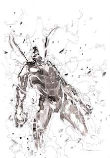 Keron Grant - Blue Beetle #1 Cover (Over-Sized Awesome Large 1St Issue Cover!)