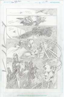 Ivan Reis | Tavola originale  matite complete per Batman/Superman #16 pag.22. Cm.28 x 43. DC COMICS 2021. | Art e Fumetto
