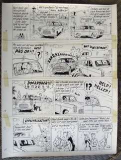 Pom - 1 Original page - Piet Pienter en Bert Bibber - Buldaarse Rhapsodie - 1958 | Catawiki