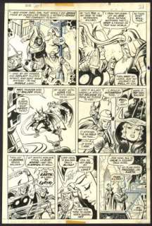 John Buscema - THOR (1966-96; 2009-11) #201 Interior Page | ComicConnect
