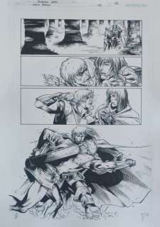 Diogenes Neves (Blue Lines) + Vicente Cifuentes (Inker) - 1 Original page - Green Arrow - Green Arrow #3 Page 11 | Catawiki