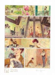 Marc-Renier. Planche originale Klimt | BDEnchères