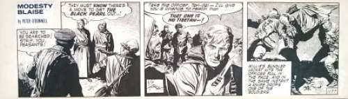 Modesty Blaise (1177) - original avis stribe - Holdaway | ComicGarden