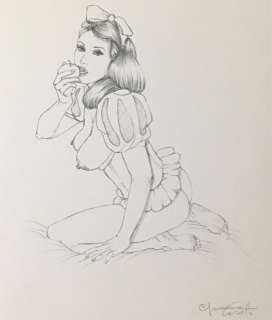 Casotto, Giovanna - 1 Original drawing - Biancaneve | Catawiki