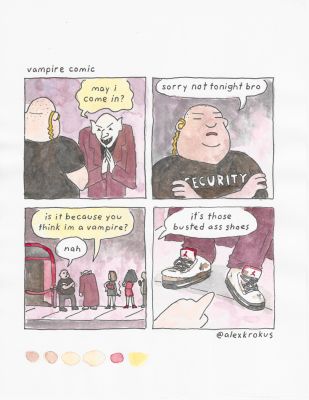 Alex Krokus | vampire comic | Athenaeum Comic Art