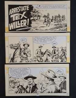 Guglielmo Letteri, G.L. Bonelli - 1 Original page - Tex - Arrestate Tex Willer! - Tavola d’Apertura - 1976 | Catawiki