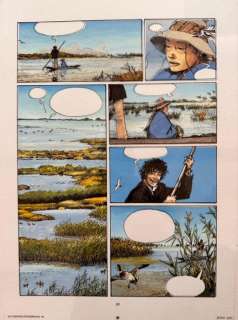 Faure, Michel - 1 Planche originale + mise en couleur originale - Camargue rouge - 2013 | Catawiki