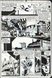 Ed Hannigan & Jim Mooney - 1 Original page - The Spectacular Spider-Man #62 (1981) - Hand Signed by Edd Hannigan (Back) | Catawiki