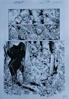 Diogenes Neves (Blue Lines) + Vicente Cifuentes (Inker) - 1 Original page - Green Arrow #3, Page 22 | Catawiki