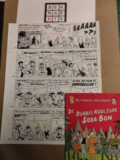 Pom - 1 Original page - Piet Pienter en Bert Bibber - De dubbel-koolzure-soda-bom (Nr. 18) - 1962 | Catawiki