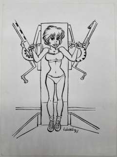Walthéry, François - 1 Original drawing - Natacha - 2017 | Catawiki