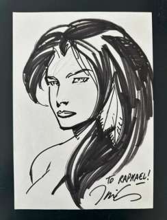 Jim Lee - Original drawing - Marvel Team-Up - "Dani Moonstar” (1997) | Catawiki