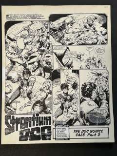 Ezquerra, Carlos - 1 Original page - Strontium Dog - The Doc Quince Case- Title Page - 1980 | Catawiki