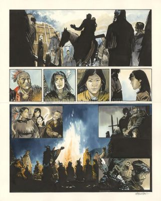 Bernard Vrancken | Nouvelle France, Chapitre I, planche orig | Daniel Maghen