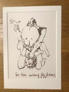 Alex Varenne - Original drawing - Dedicace - 1989 | Catawiki