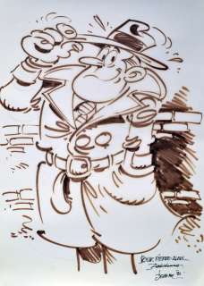 JEAN POL  - Sammy  - Grande dédicace au feutre  - 45 x 32 cm -