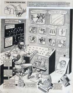 Bill Ward - Full Splash! - 1 Original page - Cracked - 1974 | Catawiki