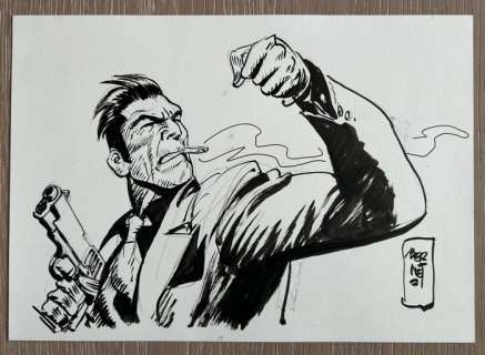 Bernet, Jordi - 1 Original drawing - Torpedo - 2015 | Catawiki