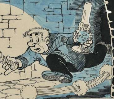 Studio AVAN (Van Delden, Loek) - 1 Original drawing - Smidje Verholen - (jaren 1940) | Catawiki