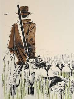Crepax, Guido - 1 Original colour drawing - Il Cacciatore | Catawiki