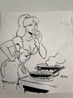 Meynet, Félix Original preliminary drawing + original drawing - Mirabelle - illustrations recto-verso | Catawiki