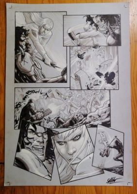 Atilio Rojo - 1 Original page - IX Generation - IXth Generation #5-SIGNED - 2015 | Catawiki