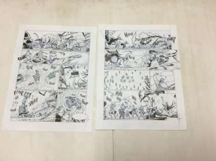 Louis, Stephane - 2 Original page - Aquablue - T18 Stromboli Reloaded.