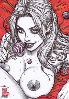 Bazal, Ángel - 1 Original drawing - Harley Quinn - SWEET MADNESS - 2025 | Catawiki