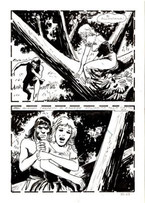 Manara, Milo - 1 Original page - Jolanda De Almaviva #35 - "La Piacevole spia" - 1972 | Catawiki