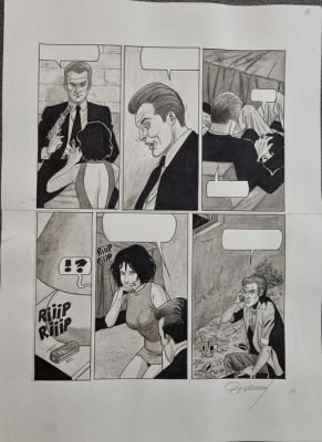 Renaud - 1 Original colour page - Les crabes - 2018 | Catawiki