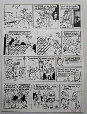 Studio Vandersteen - 1 Original page - Suske en Wiske 68 - Het eiland Amoras - 1967 | Catawiki