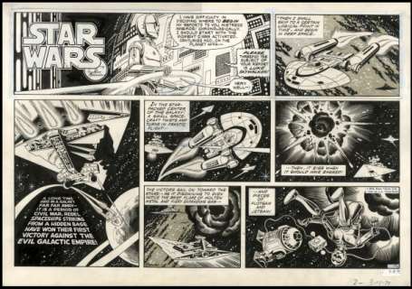 Manning, Russ - STAR WARS SUNDAY #2 Sunday Strip | ComicConnect