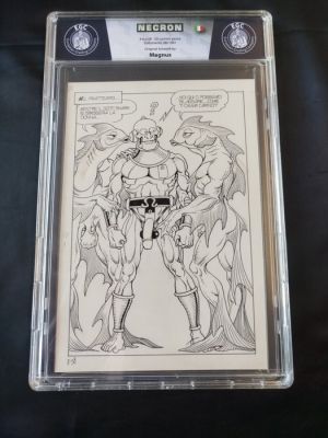 Magnus - 1 Original page - Necron - n. 8 - Gli Uomini Pesce | Catawiki