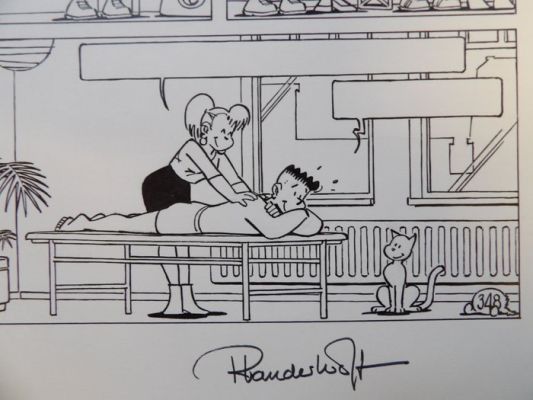 Van der Kroft, Robert - 1 Original page - Claire 348 - Jaloers maken! - NL + FR tekst vel | Catawiki