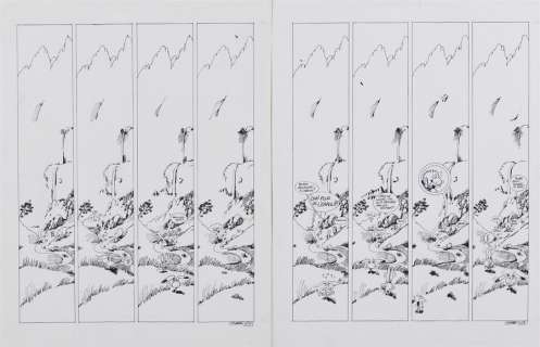 F’MURRR. Alp 3. Pl. 61A et 61B. Manquent 61C et 61D. Encre. 43,3 x 32,5 | Aponem