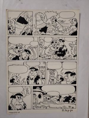 Ray Dirgo - 1 Original page - Les Pierrafeu - Planche originale des Pierrafeu | Catawiki