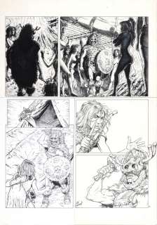 Delaby | Bran Corbeau blanc, planche n°35 à l’encre de… | Millon