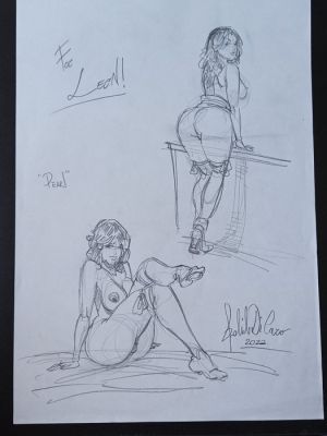 Gabriele Di Caro - 1 Original drawing - autre - Pearl - 2022 | Catawiki