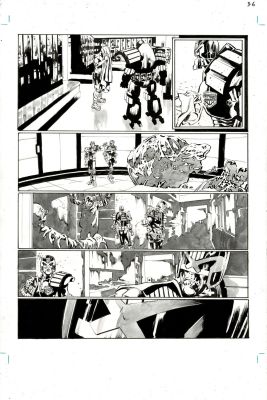 2000AD #2466 p.06 -Healthy or Not, Dredd’s Back to Work! | Comic Book Art Gallery