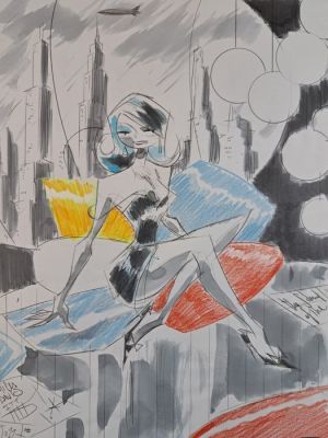 Lapone, Antonio - 1 Original preliminary drawing - Miles Davis: You Are My Babe - 2012 | Catawiki