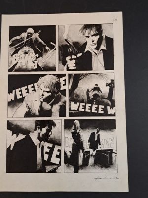 Roi, Corrado - 1 Original page - Dylan Dog & Vasco Rossi: Sally - 2021